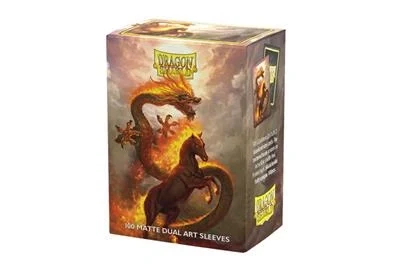 Sleeves Dragon Shield - 63 x 88 mm Fire Horse