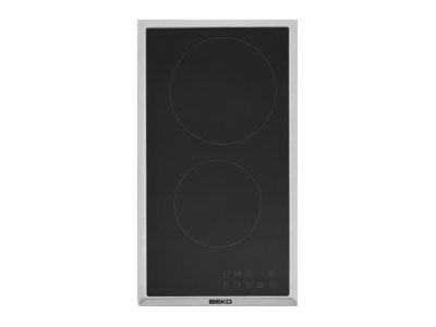 Beko HDMC 32400 TX, Rustfrit stål, Indbygget, Keramisk, Keramisk, 2 zon(er), 2 zon(er)