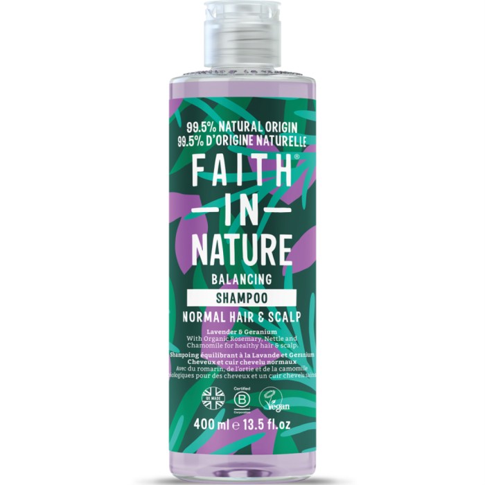 Faith in Nature Shampoo Lavender & Geranium 400 ml, bild 2