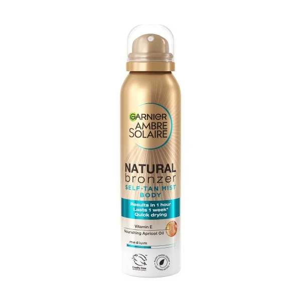 Garnier Ambre Solaire Natural Bronzer Self-Tan Mist Body for Normal Skin 150 ml