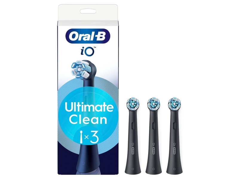 Oral-B iO Ultimate Clean borsthuvuden 3 st, svart, bild 5