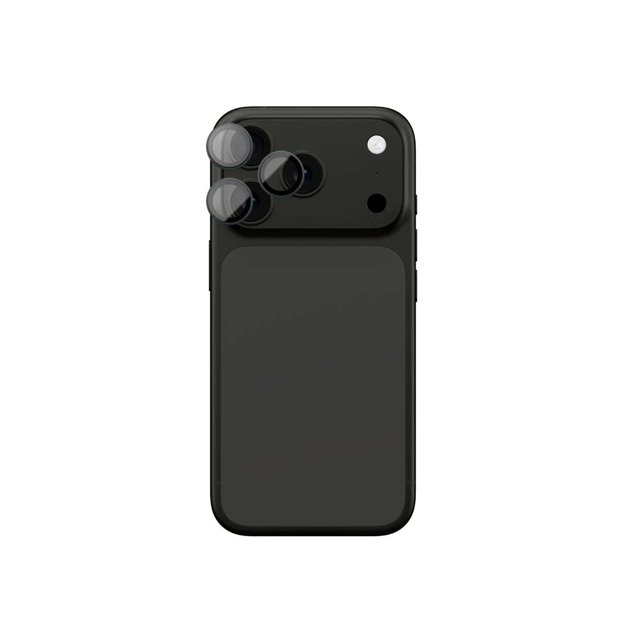 AmazingThing Sapphire kameraglas för iPhone 17 Pro / Pro Max - med grå ram