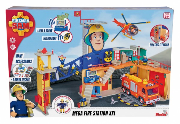 Simba Fireman Sam brandstation XXL leksats