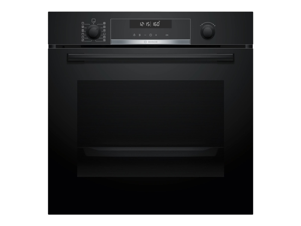 Bosch Serie | 6 HBG578BB3 - Ugn - inbyggd - fördjupning - bredd: 56 cm - djup: 55 cm - höjd: 58.5 cm - med självrengöring - Klass A+ - svart