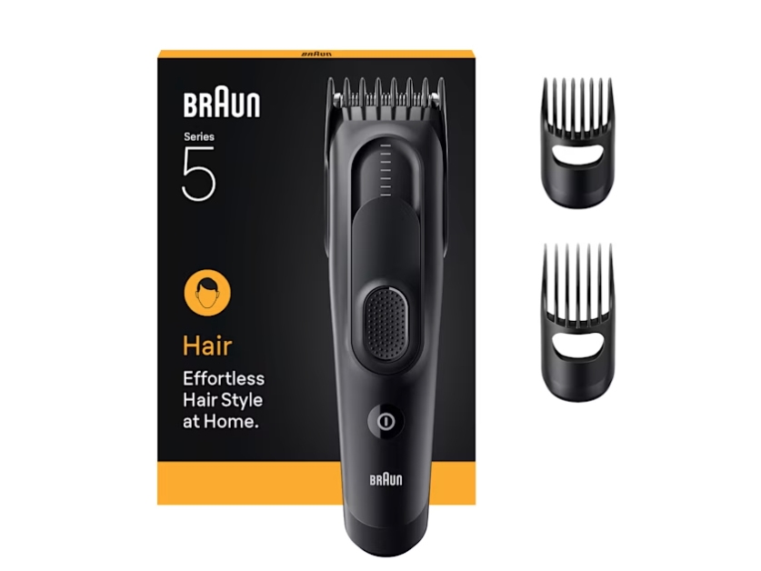 Braun Series 5 HC5530 hårtrimmer, 17 längdinställningar, sladdlös, svart