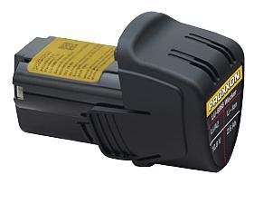 Proxxon 29896, Batteri, Lithium-Ion (Li-Ion), 2,6 At, 10,8 V, Proxxon, Sort, Gul
