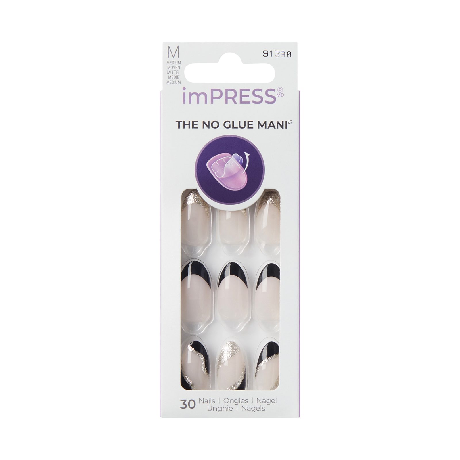 Kiss imPRESS Nails Illusion 30 pcs 30 pcs