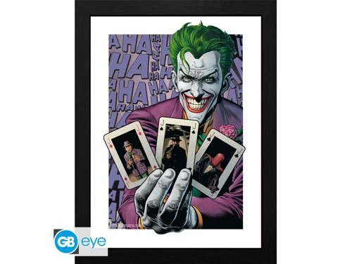 DC COMICS - Framed print "The Joker Haha Cards" (30x40) x2, bild 2