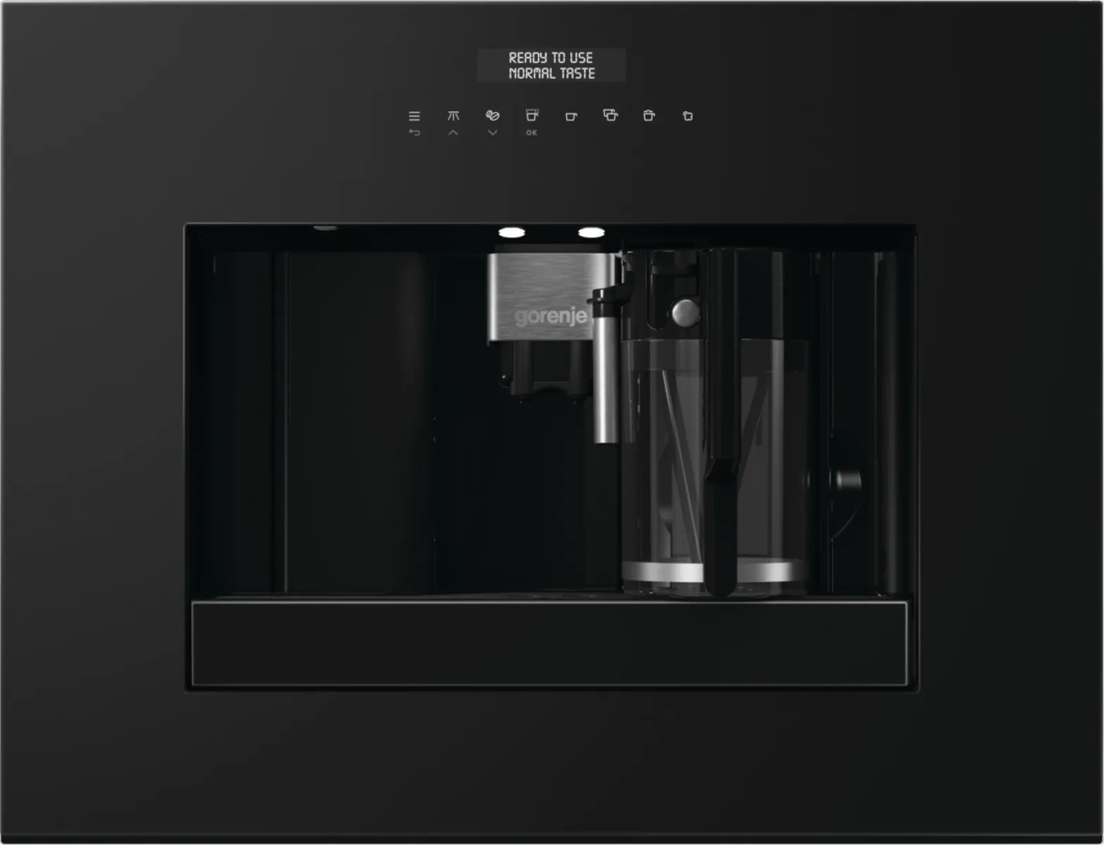 Gorenje 744271, Espressomaskin, 1,8 l, Kaffebönor, Malat kaffe, 1350 W, Svart