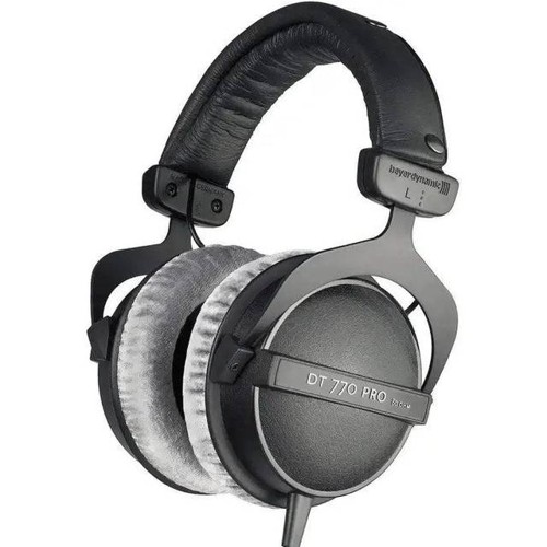 Beyerdynamic DT 770 PRO 250 ohm hörlurar med sladd, Over-Ear (svart)