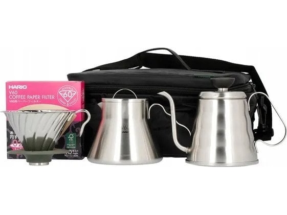 Hario Outdoor Coffee Basic Set - kaffetillbehörsset med väska