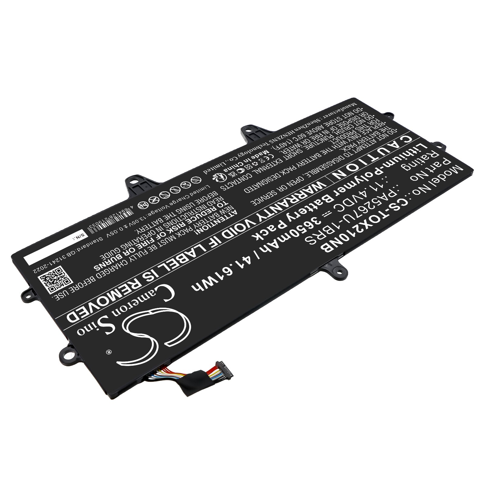 Batteri till Notebook, Bärbar dator för Toshiba Portege X20W, Portege X20W-D m.fl., bild 4