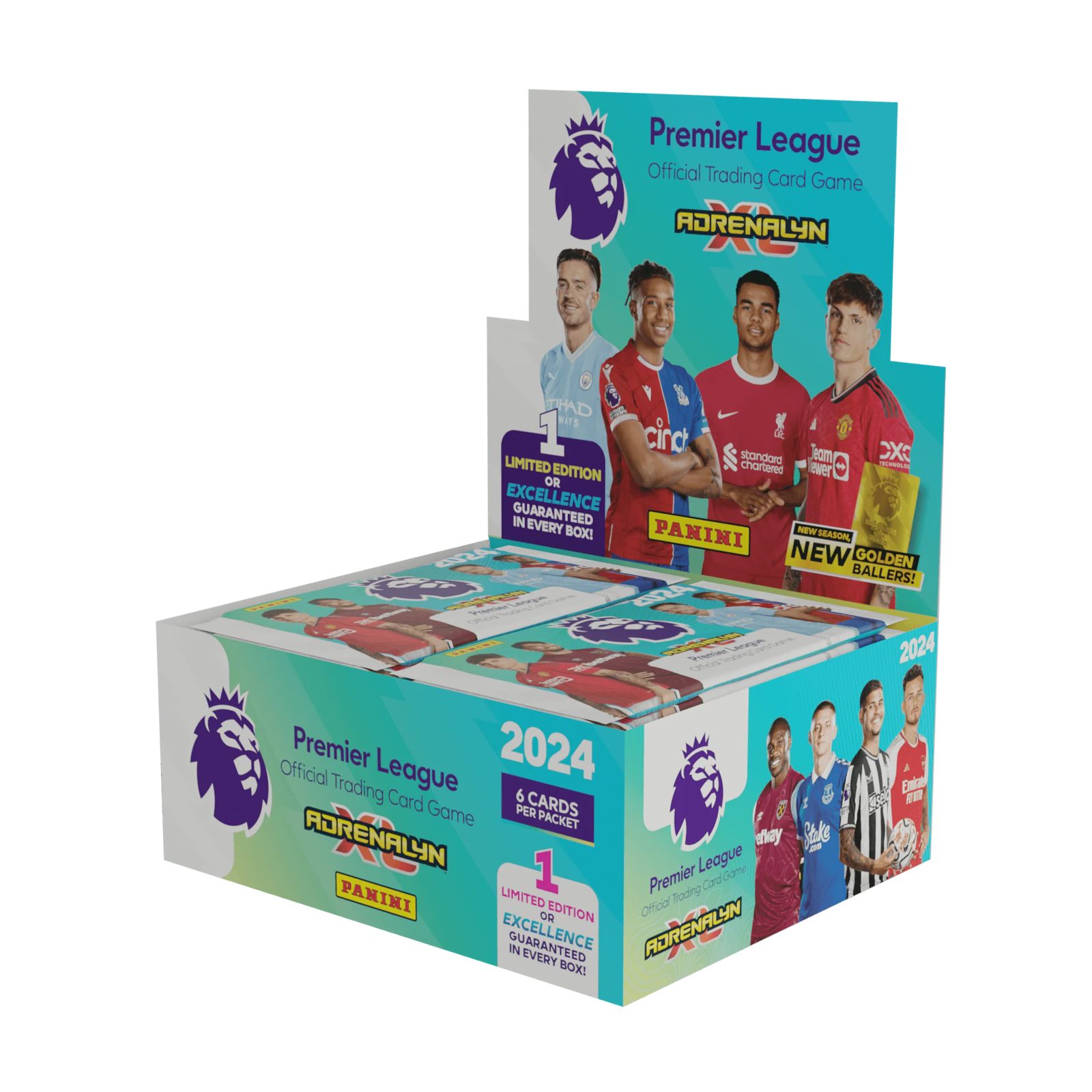 Panini Premier League 2024 Adrenalyn Booster Display (36 pack) - Fotbollskort