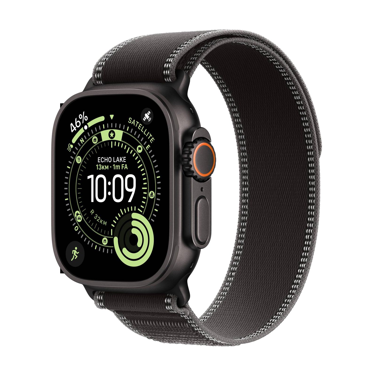 Apple Watch Ultra 3 GPS + Cell 49 mm svart titan, svart terrängloop - S/M, bild 4
