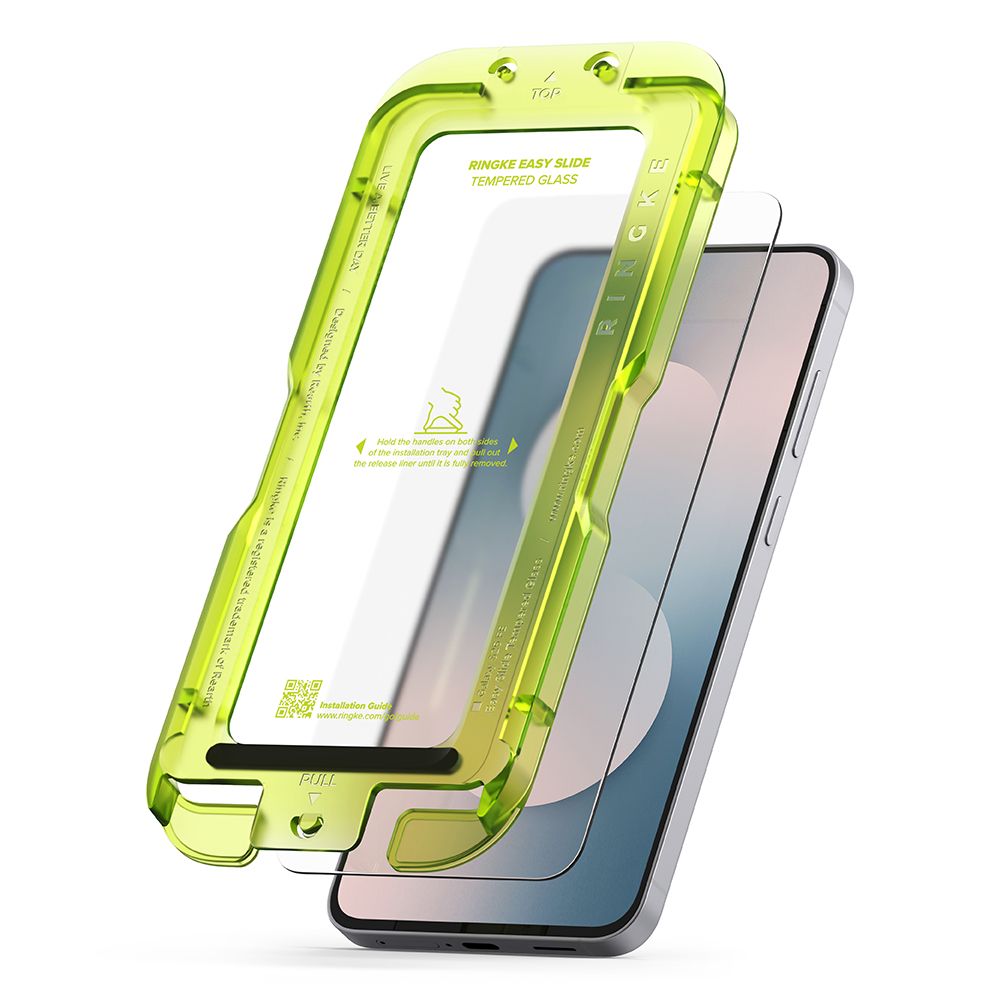 Ringke Easy Slide härdat glas, 2-pack för Samsung Galaxy S25 FE, bild 2
