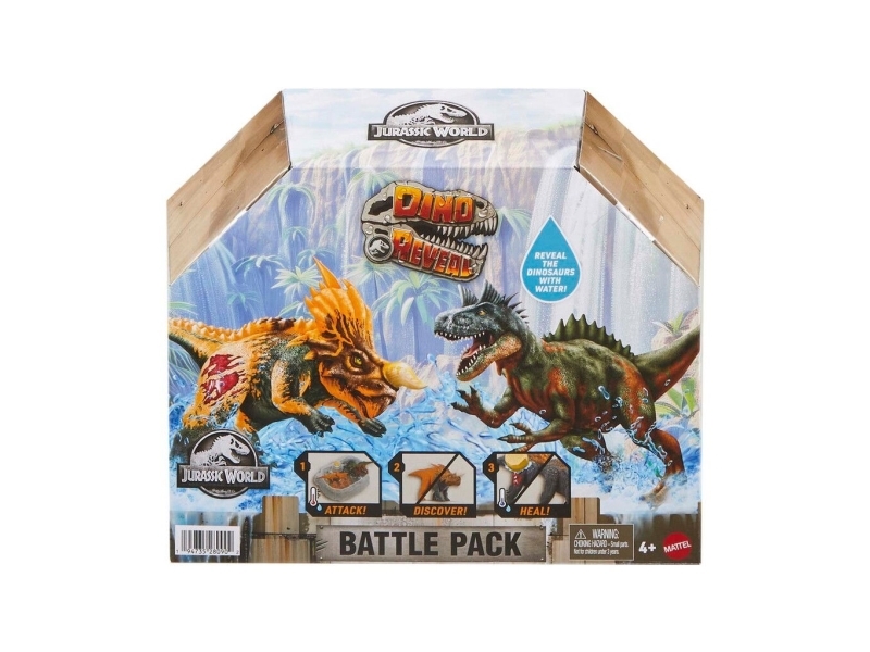 Jurassic World Rebirth Dino Reveal BattlePack Asst