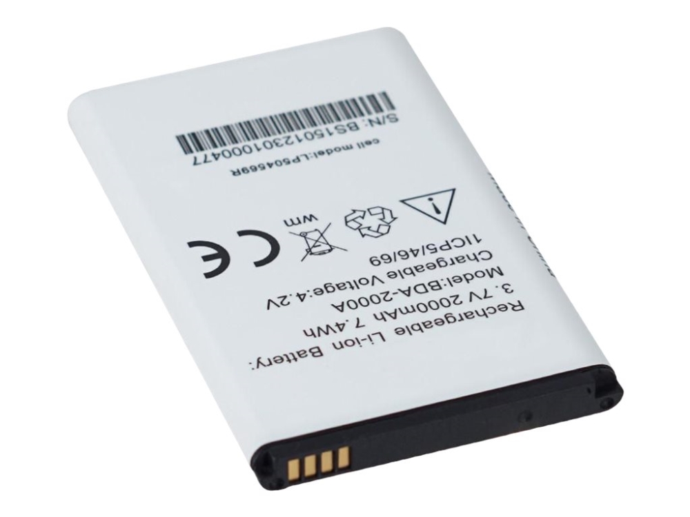 CoreParts - Batteri - Li-Ion - 1700 mAh - 6.29 Wh - sort - för DORO 8031 Liberto 825