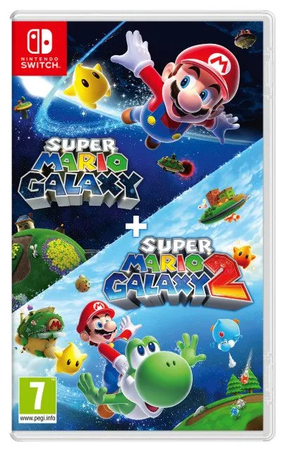 Nintendo Switch 1 Super Mario Galaxy + Super Mari