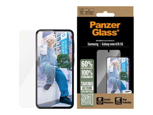 PanzerGlass Samsung Galaxy A36 skärmskydd Ultra-Wide Fit, bild 3