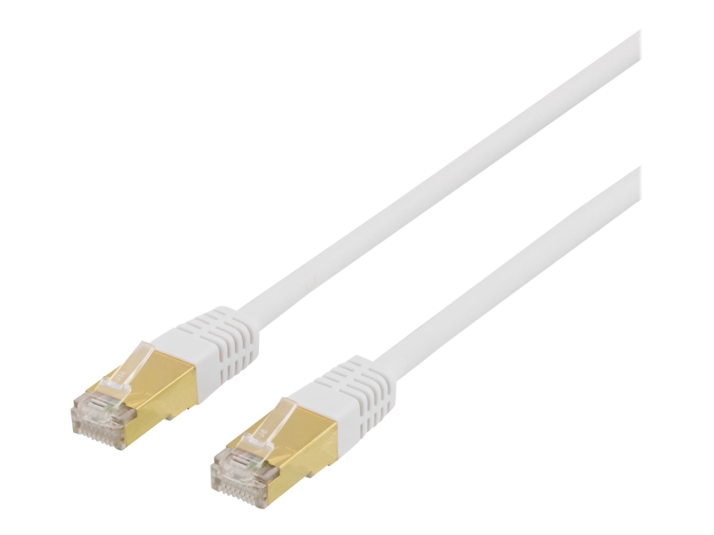 DELTACO TP-kabel Cat7 S/FTP Vit 1 m
