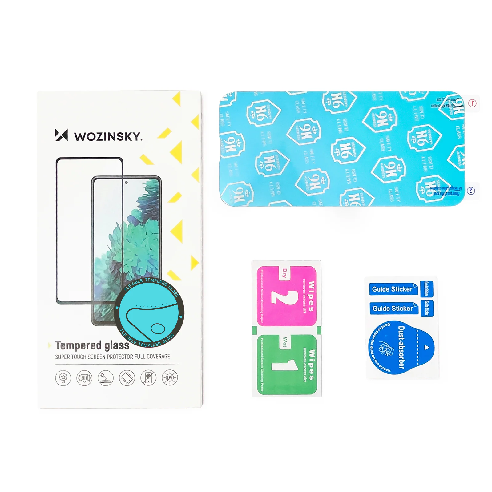 Wozinsky Nano Flexi Hybrid Flexibel glasfilm för Samsung Galaxy S22 + (S22 Plus) Härdat glas, bild 2