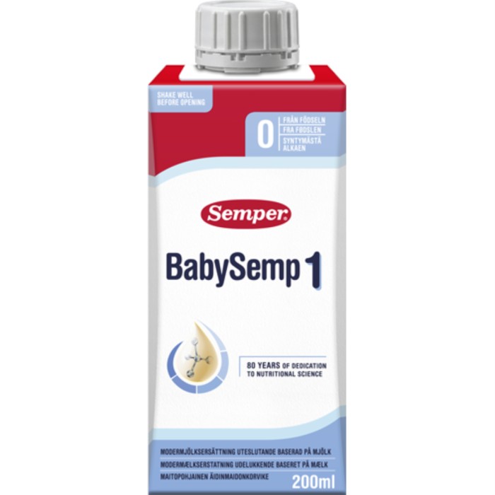 SEMPER BabySemp 1 drickfärdig modersmjölksersättning , 200 ml