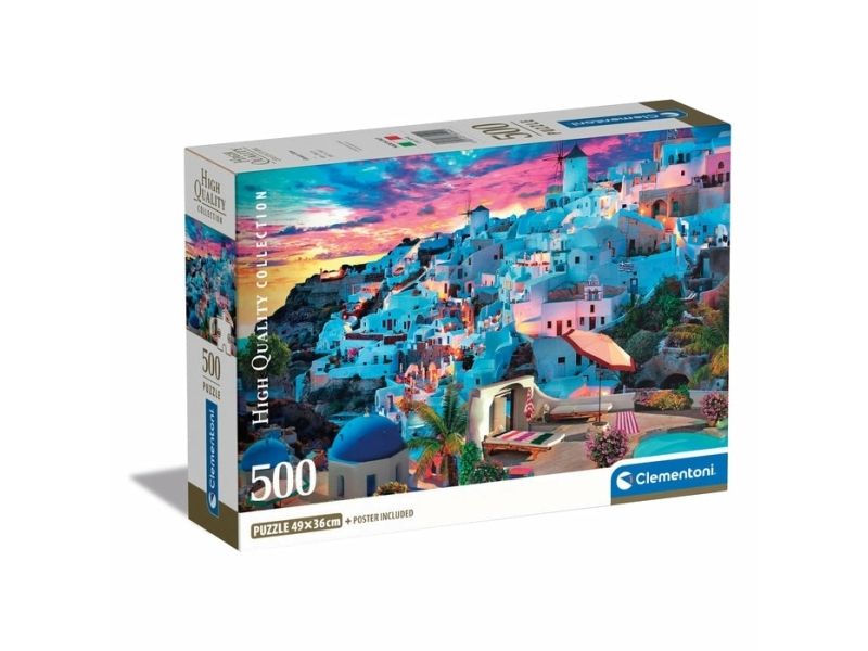 Clementoni High Quality Collection Greece View, 500 styck, Liggande, 18 År