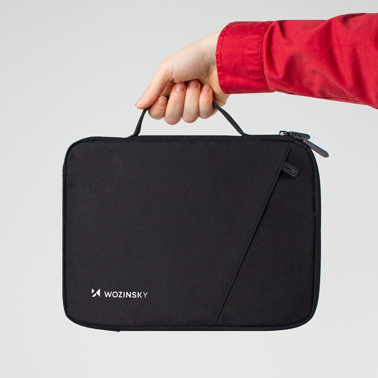 Wozinsky WTNP-11B 10–11-tums datorväska med infällbart handtag – svart, bild 2