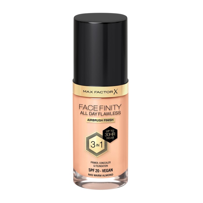 Max Factor Facefinity All Day Flawless 3-In-1 Foundation N45 Warm Almond, bild 2