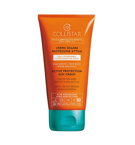 Collistar Active Protection Sun Cream Spf 30 150 Ml Waterproof Sunscreen For Body And Face
