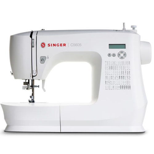Singer C5605 - Symaskin - datoriserad - 80 stygn - 6 enstegsknapphål - LCD bildskärm