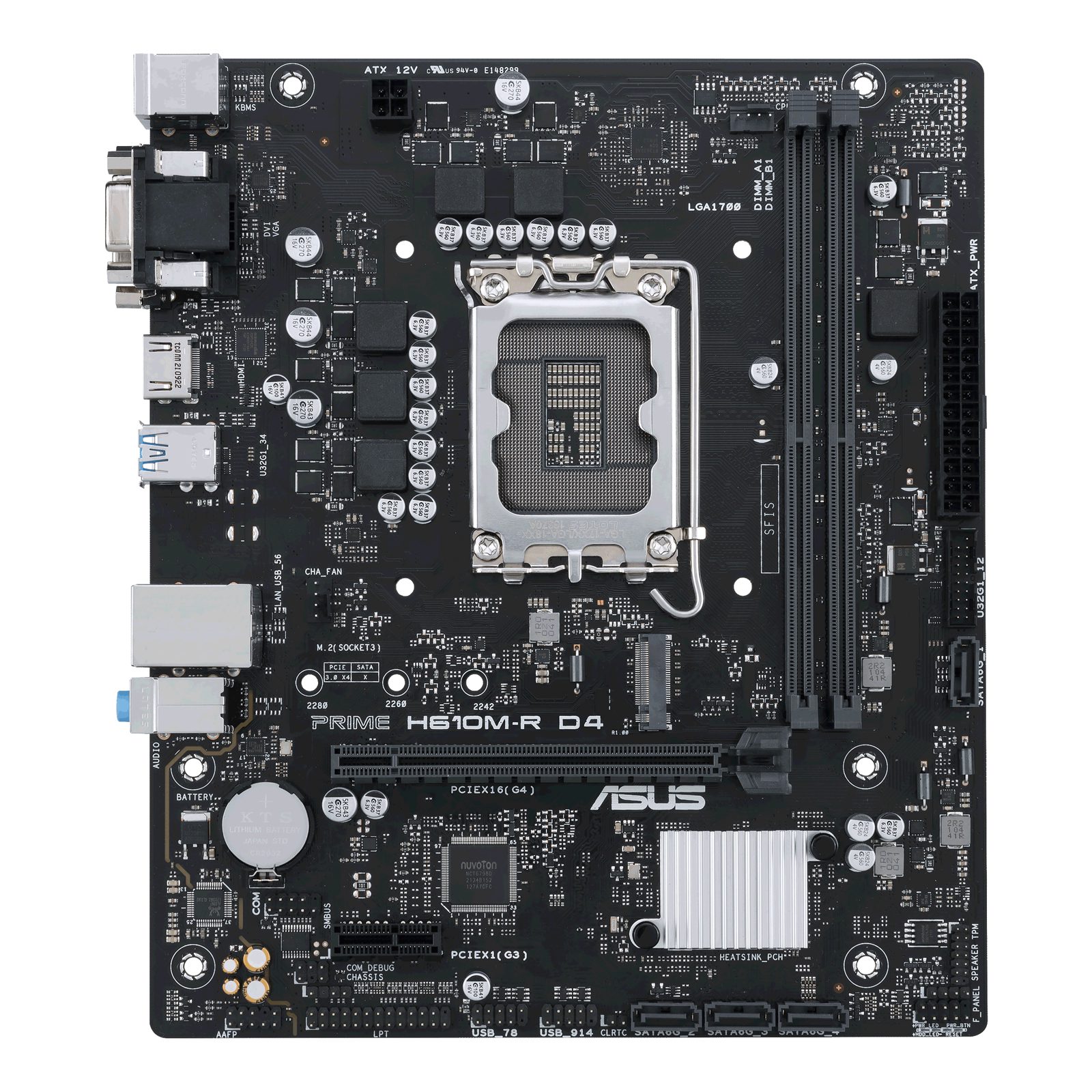 ASUS Prime H610M-R DDR4, bild 4
