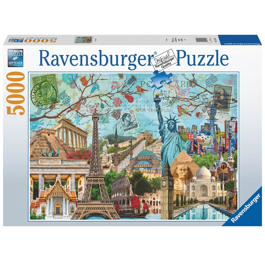 Ravensburger Pussel: Big City Collage 5000 Bitar