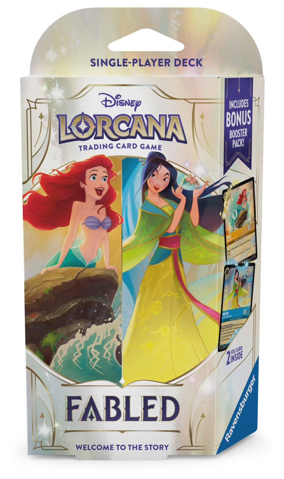 Disney Lorcana: Fabled Starter Deck Ariel & Mulan