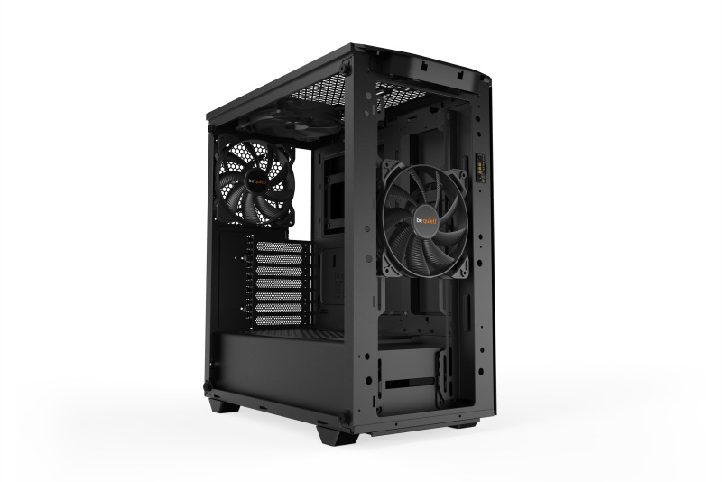 be quiet! Pure Base 500DX - Miditower - ATX - inget nätaggregat - USB/ljud - Svart - (Inkl. 3 x Pure Wings 2 fläktar)