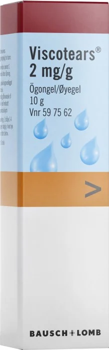 Viscotears, ögongel 2 mg/g 10 g
