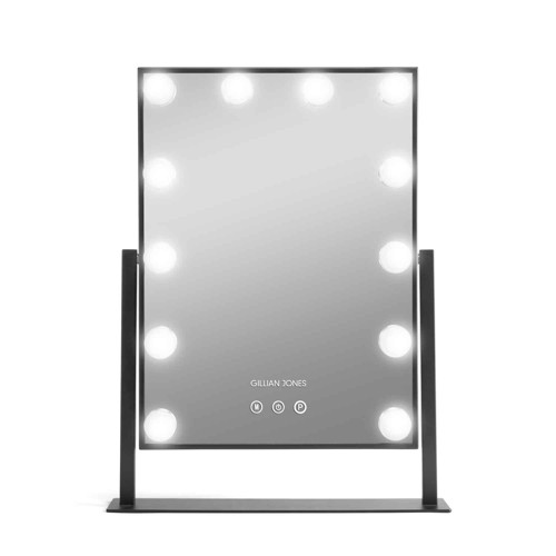 Gillian Jones Led Makeup Artist Mirror With Touch Black