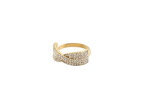 PILGRIM - SHEA Crystal Ring - Gold Plated, bild 2