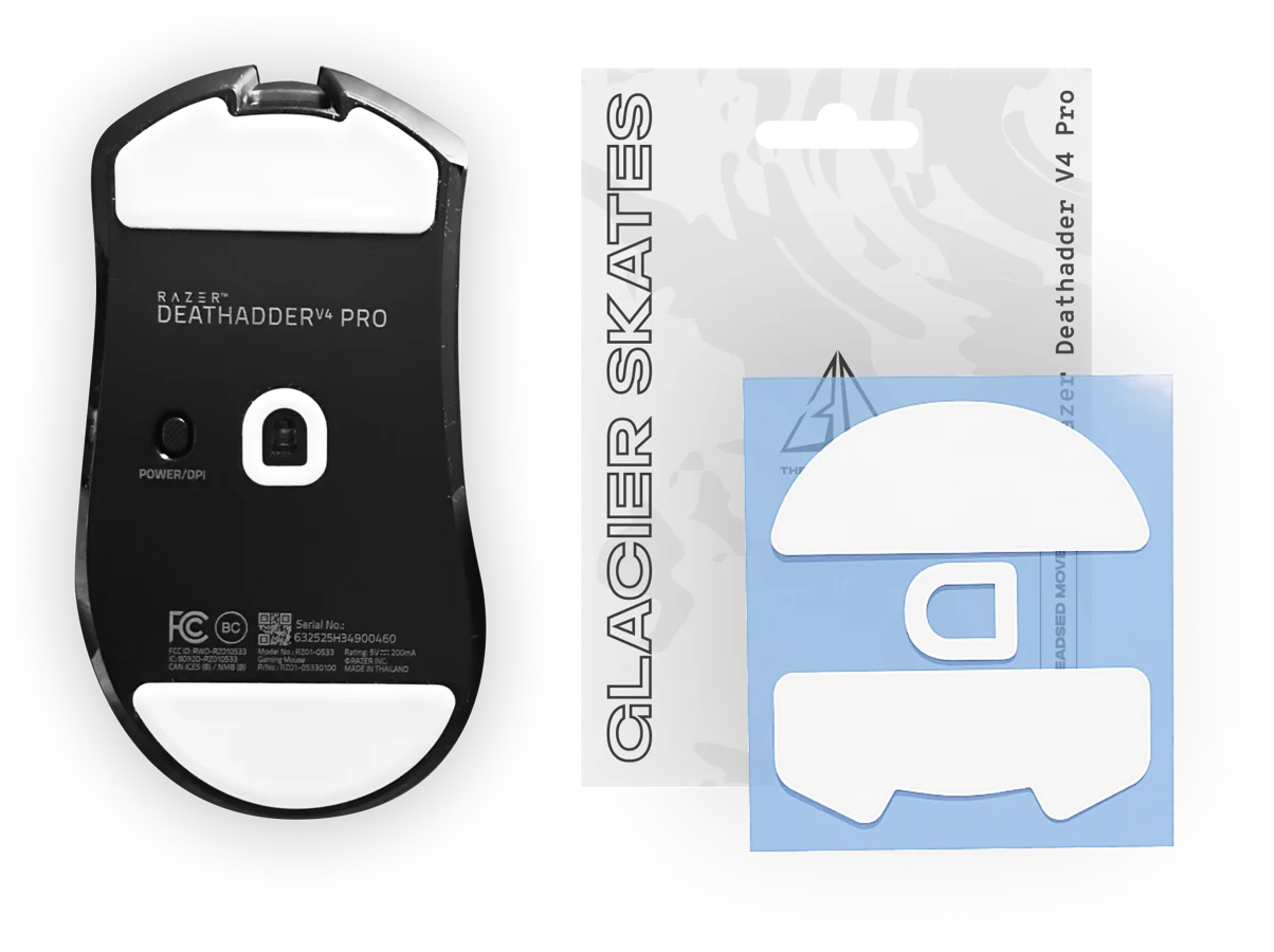 Threepointzero Glacier Skates -Razer Deathadder V4 Pro