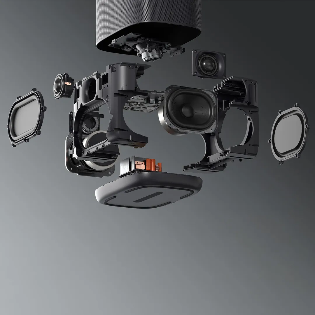 JBL Cove X1 3D Wi-Fi-högtalare för hemmet, svart, bild 4