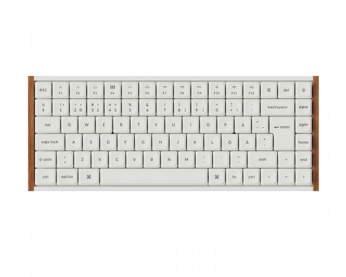 Keychron K3 Ultra Wood White Wireless POM Brown
