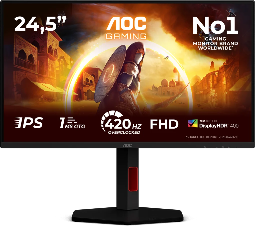 AOC 25" 25G4KUR IPS 400 Hz, bild 5