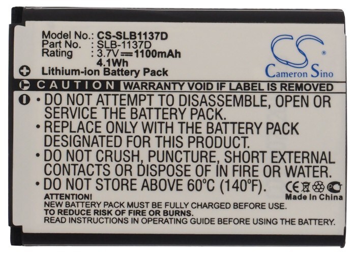 Batteri till Kamera för Samsung Digimax L74W, NV100HD, NV106 HD m.fl., bild 2