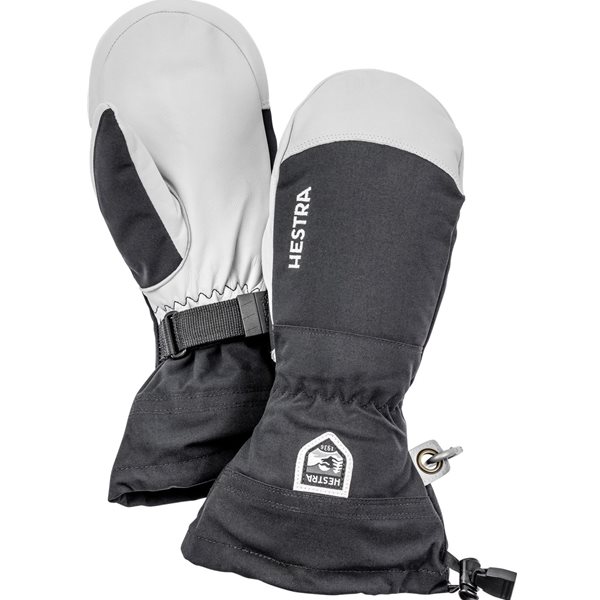 Hestra Army Leather Heli Ski Mitt Black - 6