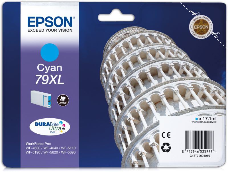 Epson Durabrite Ultra 79Xl, cyan
