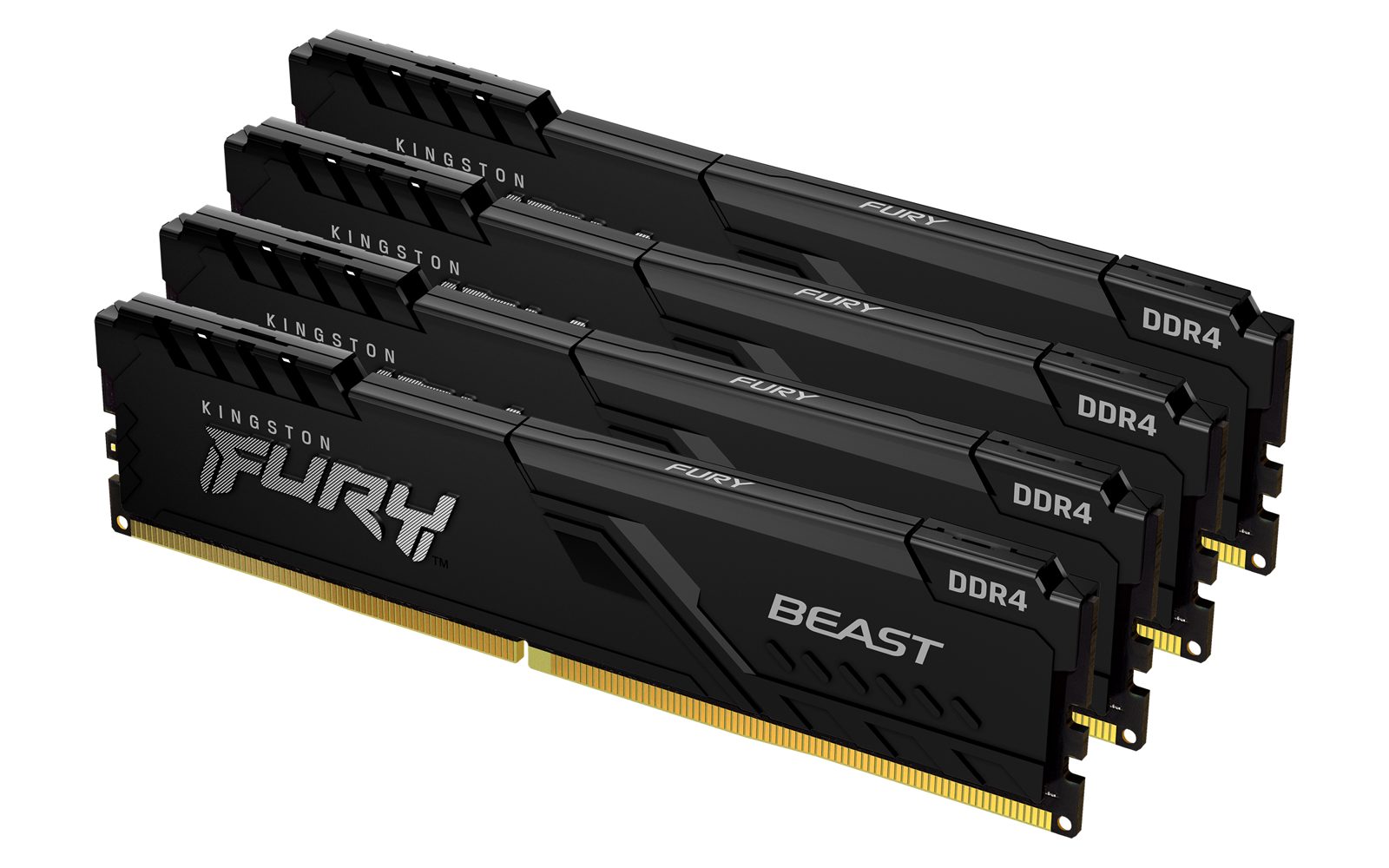 Kingston Fury Beast 64GB (4x16GB) DDR4 CL18 3600MHz, bild 3
