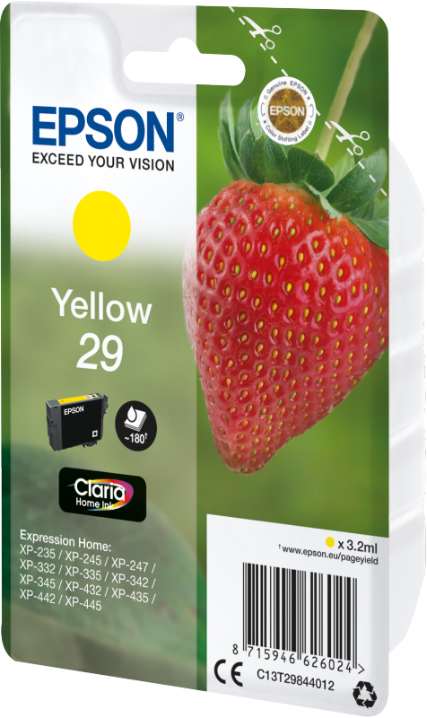 Epson, yellow 29 Claria Home ink