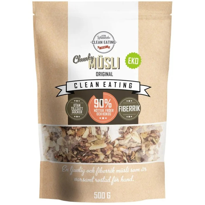 Clean Eating Müsli Chunky 500 g
