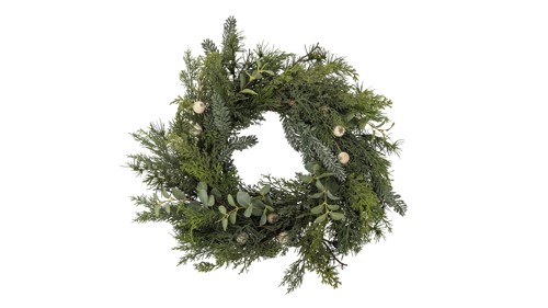 Bloomingville - Pine Wreath - Green - Diameter: Approximately 24 inches, Depth: Approximately 4 inches, bild 3