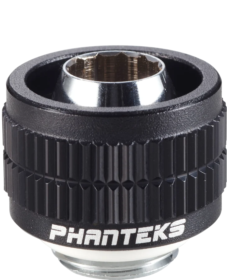 Phanteks 16/10mm Soft Tube Fitting G1/4 -Svart